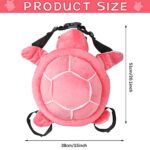 Kathfly Cute Protection Hip Butt Pad Turtle Tortoise Protective Gear for Skiing Snowboarding Padded Skating Pads Turtle Hip Protection for Kids Adults (Turtle, Pink)
