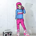 HYKID Kids’ Adjustable Roller Skates with Luminous Light Up Wheels, Indoor Outdoor Skating Shoes for Girls Toddler, Trimmable Insole Included (Medium)