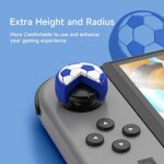 4PCS Switch Thumb Grips for Nintendo Switch Joy-Con Joystick, Cute Soft Silicone Joystick Caps Accessories Compatible with Nintendo Switch / OLED / Lite Joycon, Soccer