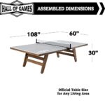 Hall of Games Wood Table Tennis Table