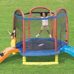Little Tikes 7′ Climb ‘N Slide Trampoline