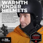 Neck Warmer with Helmet Liner Hood – Balaclava Hoodie Neck Cover. Fleece Winter Ski Mask Snood Headliner. Snow & Motorcycle Neck Gator. Wind & Cold Weather Neck Protector for Men & Women