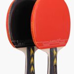 MAPOL 2-Player Professional Handy Ping Pong Paddle Set – 2 Premium Table Tennis Rackets / Paddles – 1 Retractable Net – 3 Quality 3-Star Balls – 1 Portable Carrying Bag
