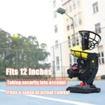 GKK Pitching Machine Softballs 12 Pack Dimpled Softballs 12-Inch Sting-Free Pitching Machine Softballs for Hand-Eye Coordination, Hitting and Fielding Practice