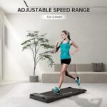 HOTSYSTEM Under Desk Treadmill Walking Treadmill Pad with Remote Control and Display, Slim Body Suitable for Exercise at Home, Installation Free