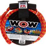WOW World of Watersports 2k 60 ft. Tow Rope with Floating Foam Buoy 1 or 2 Person Tow Rope for Boating, 11-3000
