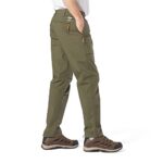 Signature by Levi Strauss & Co. Gold Label Men’s Outdoors Utility Hiking Pant (Standard and Big & Tall), (New) Vintage Olive, 44Wx32L
