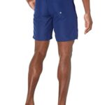 Amazon Essentials Men’s 9″ Quick-Dry Swim Trunk, Navy, Large