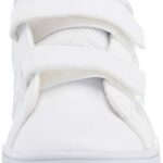 adidas Kids Grand Court Tennis Shoe, White/White/Dash Grey, 9 US Unisex Toddler