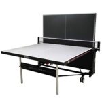 Butterfly Timo Boll Crossline Outdoor Ping Pong Table | New for 2020! | 3-Year Warranty | Made in Germany | Outdoor Table Tennis Table | Adjustable Ping Pong Net Set, Grey