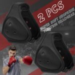 2 Pcs Black Soft Grappling Head Gear Wrestling Headgear Adjustable Wrestling Ear Guard Protective Wrestling Gear for Adult Youth Kids Boys Girls BJJ MMA Hockey Jiu Jitsu