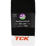 MadSportsStuff Pro Line Softball Socks and Belt Combo (Black, Small)