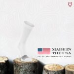 FoxRiver Wick Dry Triathlon Sports Crew Socks Lightweight Men’s Athletic Socks with Moisture Wicking Performance Fabric – White – Large, (1308)