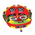 Wow Sports Go Bot Towable, Front and Back Tow Points, Towable Water Tube for 1-2 Riders