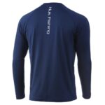 HUK mens Pursuit Vented Long Sleeve Shirt|+30 Upf Fishing Shirt, Sargasso Sea, Large US