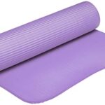 BalanceFrom GoYoga 7-Piece Set – Include Yoga Mat with Carrying Strap, 2 Yoga Blocks, Yoga Mat Towel, Yoga Hand Towel, Yoga Strap and Yoga Knee Pad (Purple, 1/2″-Thick Mat)