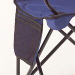 Coleman Cooler Quad Portable Camping Chair, Blue