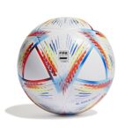 adidas unisex-adult FIFA World Cup Qatar 2022 Al Rihla League Soccer Ball, White/Pantone, 4