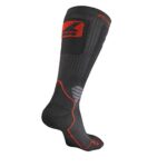 Rollerblade High Performance Men’s Socks, Inline Skating, Multi Sport, Black and Red, Medium