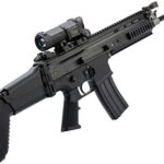 Evike Airsoft – Tokyo Marui Next Generation Rec.Oil Shock System FNH Licensed SCA.R-L/M.K1.6 AEG Ri.fle (Color: Black/MOD-0)