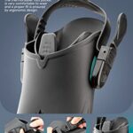 CAPAS Swim Fins, Snorkel Fins with Travel Size Short Fins for Snorkeling Diving Adjustable Open Heel Flippers for Men Women Youth