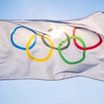 Olympics Flag Olympic Games Yard Flags Olympic Rings Indoor and Outdoor Flags & Banners 3×5 Feet