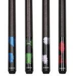 GARSEN 4 Pieces Pool Stick Cue Stick 58 inch 18 oz 19 oz 20 oz 21 oz Billiard House Bar Pool Cue