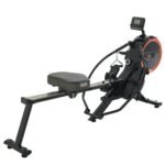 Women’s Health Men’s Health Bluetooth Dual Handle Rower Rowing Machine with MyCloudFitness App (1678), Black