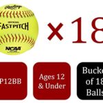 Rawlings | NC12BB Fastpitch Softballs & Bucket | 12″ | 18 Count