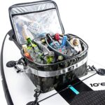 YVLEEN Waterproof Paddle Borad Cooler, SUP Cooler Durable PVC Material Paddle Board Deck Bag with Mesh Top Pocket, Adjustable Straps, Super Capacity for Stand-Up Paddleboard and Kayaking Accessories