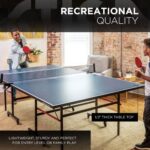 STIGA Advantage Competition-Ready Indoor Table Tennis Tables 95% Preassembled Out of the Box with Easy Attach and Remove Net – Multiple Styles Available