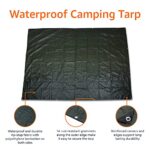 Amazon Basics Waterproof Camping Tarp – 10 x 12 Feet, Dark Green