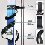Volk Ski Strap and Pole Carrier – 2 Sets per Pack – Skiing Accessory for Easy Transportation of Your Ski Gear – Feel Comfortable Walking to and from The Mountain – Adjustable Size