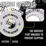 EVERYMATE Change Weight Plates 1.25LB Fractional Plate Olympic Bumper Plates for Cross Training and Olympic Weightlifting, 1.25LB Weights Plates Set