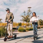 VOLPAM SP06 Electric Scooter, 8.5″ Solid Tires, 19 Mph Top Speed, Up to 19 Miles Long-Range, Portable Folding Commuting Scooter for Adults, with Double Braking System and App (SP06)
