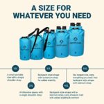 Earth Pak -Waterproof Dry Bag – Roll Top Dry Compression Sack Keeps Gear Dry for Kayaking, Beach, Rafting, Boating, Hiking, Camping and Fishing with Waterproof Phone Case