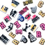 pocpockets 26PCS Cheer Shoe Charms for Clog, Cheerleading Charms Decoration for Girl Party Favor Gifts