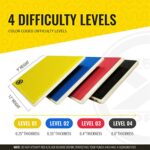 STRIKEXFORCE Rebreakable Punching Boards, Taekwondo Karate and Martial Arts Board, Karate Breaking Board for Kids and Adults, Boxing Equipment and Karate Breaking Board (4-Bundle)