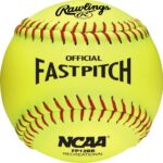 Rawlings | NC12BB Fastpitch Softballs | 12″ | 6 Count, Yellow