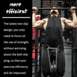 Seektop Dip Belt for Weightlifting – GYM Workout Pull Ups Belt with Chain, Neoprene Waist Dip Belt Crossfit for Weight Lifting, Squat, Training, Fitness, Men & Women (Belt & Chain)