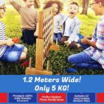 PREXTEX Giant 4 in a Row w/Travel Bag | Big/Giant Game Outdoor | Large/Jumbo 4 in a Row Giant Games | Huge/Giant 4 in a Row | Backyard, Lawn, Yard, Outside, Outdoor Games