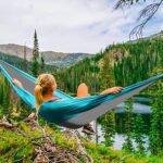 SZHLUX Camping Hammock Double & Single Portable Hammocks with 2 Tree Straps, Great for Hiking,Backpacking,Hunting,Outdoor,Beach,Camping