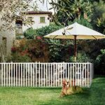 Elevens 40″H x 80″W Garden Fence Outdoor Fence Panel, Decorative Vinyl Picket Fence No Dig Fence,Fencing for Yard Patio (White-1 Panel?