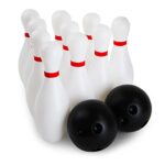 Boley Kids Bowling Set – 12 Piece Lawn Bowling Games Set – Portable Indoor or Outdoor Bowling Game – Toddler Bowling Pin and Ball Set