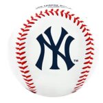 Rawlings MLB New York Yankees Team Logo Baseball, Official, White
