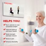 HASfit Exercises for Seniors DVD – 4 Discs – 16 Senior Workouts for Balance, Weight Loss, Flexibility, Cardio, Strength, Yoga Fitness, Seated Chair Exercise For Beginners, Elderly – 3 Programs