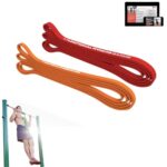 Functional Fitness Pull up Assistance/CrossFit 41in Loop Resistance Exercise Band Set – #1, 2-5 – 50 lbs (2-23 kg) Resistance/Assistance