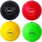 YMX BOXING Ultimate Reflex Ball Set – 4 React Reflex Ball Plus 2 Adjustable Headband, Great for Reflex, Timing, Accuracy, Focus and Hand Eye Coordination Training for Boxing, MMA and Krav Mega