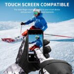 BOSONER Ski Snowboard Gloves, Waterproof Winter Warm Gloves, Cold Weather Touchscreen Snow Gloves for Mens, Womens, Kids Skiing,Snowboarding