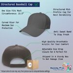 Custom Baseball Cap Pool Cues Embroidery Billiards Acrylic Dad Hats for Men & Women Dark Grey Design Only